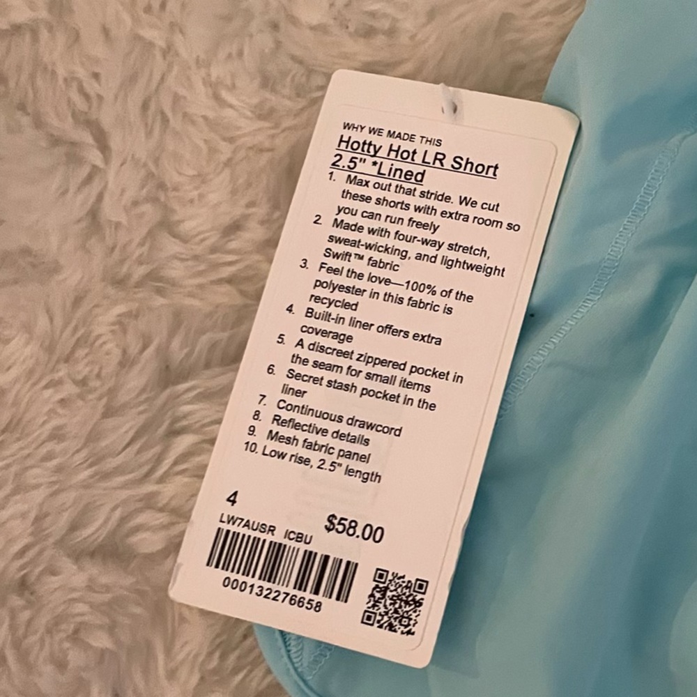 NEW W TAGS lulu shorts